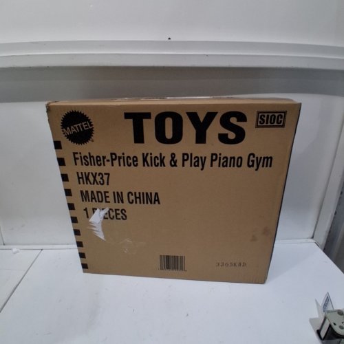 BABY FISHER-PRICE KICK AND PLAY PIANO GYM PLAYMAT - 4-9 MONTHS - NAVY FAWN (MODEL: HKX37) image 4