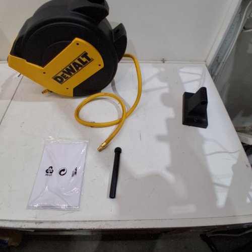 DEWALT PREMIUM RUBBER HOSE DOUBLE ARM HOSE REEL - 1/2" X 50FT - BLACK/YELLOW(MODEL: DXCM024-0344) image 3