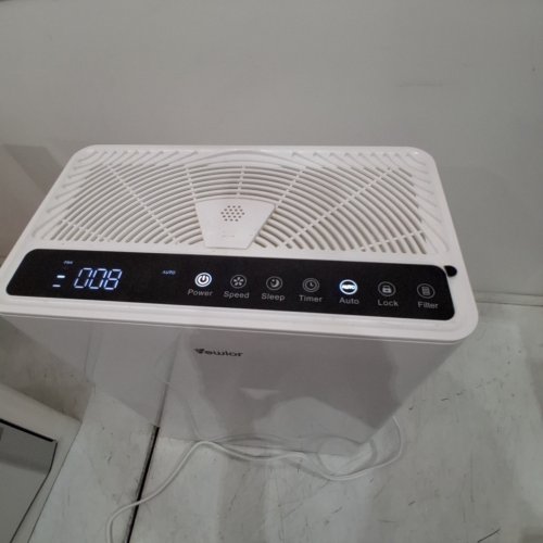 VEWIOR AIR PURIFIER - 1730SQ FT - H13 HEPA - 15DB - WHITE (MODEL: CLEARAIR-A3) image 2