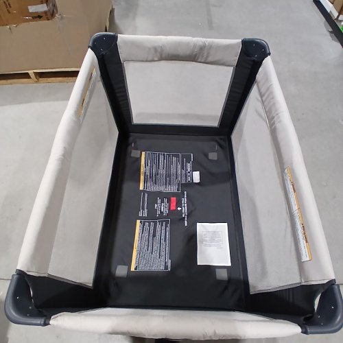 GRACO PACK N' PLAY PORTABLE PLAYARD - 39"X 28"X 29" - BLACK/BEIGE (MODEL: 2084226) image 5