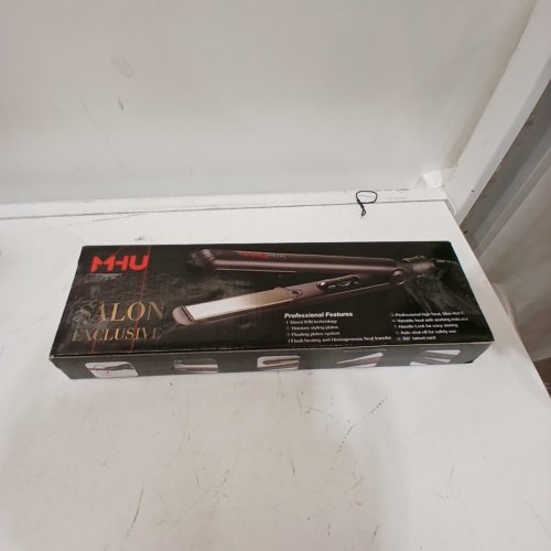 MHU PORTABLE TITANIUM HAIR STRAIGHTENER - 1" - BLACK/RED - (MODEL: MHU-016) image 4