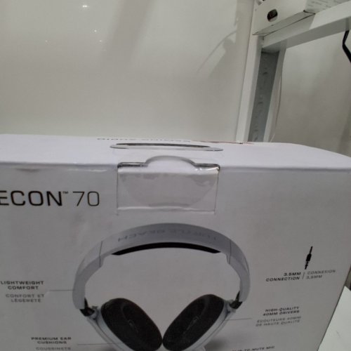 TURTLE BEACH RECON 70 HEADSET - XBOX SERIES X, XBOX ONE, PLAYSTATION 4, PLAYSTATION 5 (PS4, PS5), NINTENDO SWITCH - WHITE (MODEL: RECON70) image 3