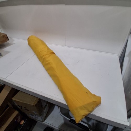HOMETRENDS ROUND PUSH UP UMBRELLA - 7.5FT - YELLOW image 4