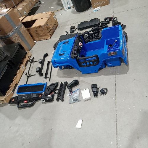OUTFUNNY 2 SEATER 4 WHEEL DRIVE ELECTRIC RIDE ON CAR TOY WITH REMOTE CONTROL - 24 V - BLUE (MODEL:JC308) image 4