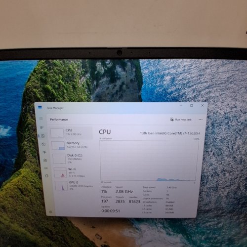 DELL INSPIRON 16 PLUS 7640 LAPTOP - 16" | 2.5 K DISPLAY | INTEL CORE I7-13620H | 16GB DDR5 | 1TB SSD | INTEL UHD GRAPHICS - ICE BLUE - (MODEL: P132F) image 6