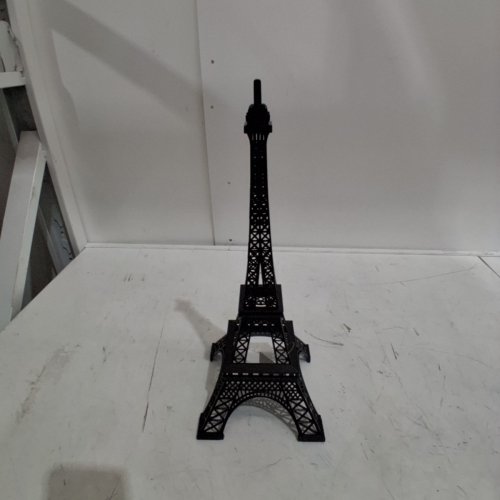 ALLGALA EIFFEL TOWER STATUE DECOR, ALLOY METAL - 15" - BLACK image 2