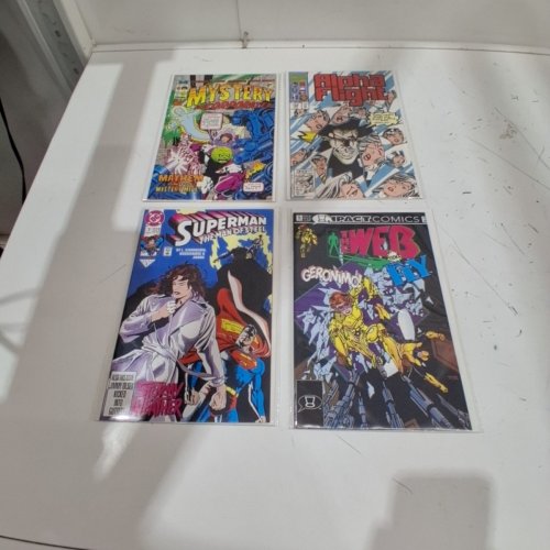 4 ASSTD IMPACT COMICS, DC, MARVEL AND IMAGE COMIC BOOKS - MYSTERY INCORPORATED #1, THE WEB AND THE FLY #5, SUPERMAN MAN OF STEEL #7, ALPHA FLIGHT #104 - VARIOUS AUTHORS image 2