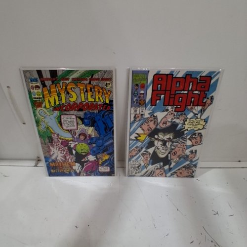 4 ASSTD IMPACT COMICS, DC, MARVEL AND IMAGE COMIC BOOKS - MYSTERY INCORPORATED #1, THE WEB AND THE FLY #5, SUPERMAN MAN OF STEEL #7, ALPHA FLIGHT #104 - VARIOUS AUTHORS image 3
