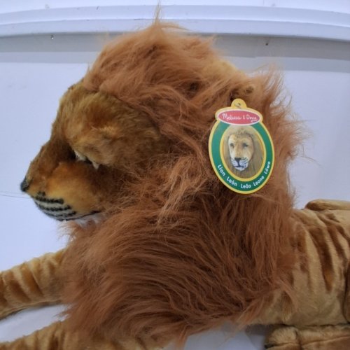 MELISSA AND DOUG GIANT LION STUFFED LIFELIKE ANIMAL - (MODEL: ‎2102) image 3