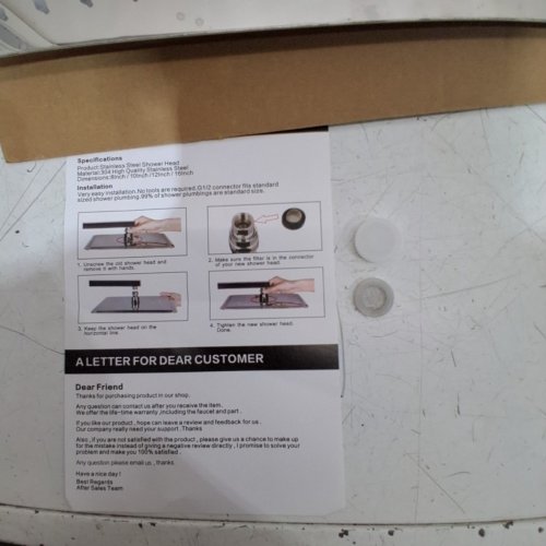 BESY RAIN SHOWER HEAD - 16" - NON FINGERPRINT BRUSHED FINISH image 3