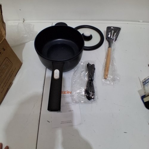 DEZIN PORTABLE ELECTRIC NON-STICK HOT POT COOKER AND SPATULA WITH POWER ADJUSTMENT - 2L (MODEL: 8150) image 2