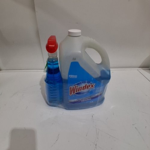 2PC WINDEX ORIGINAL GLASS CLEANER & REFILL BOTTLE - 5L & 950ML image 2
