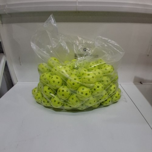 100PK FRANKLIN SPORTS X-26 PICKLEBALLS FOR INDOOR SPORTS - LIME GREEN image 2