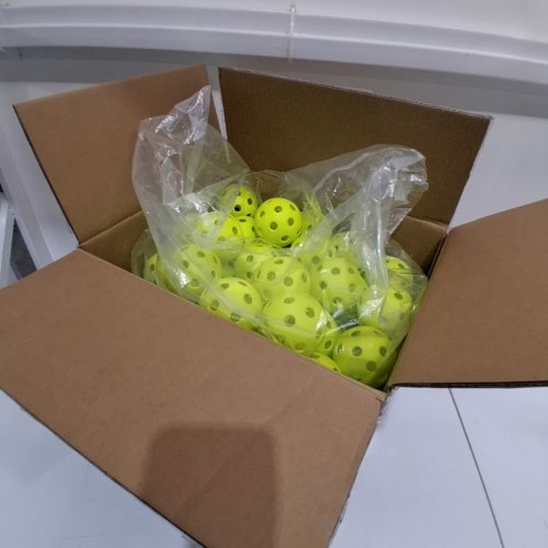 100PK FRANKLIN SPORTS X-26 PICKLEBALLS FOR INDOOR SPORTS - LIME GREEN image 3