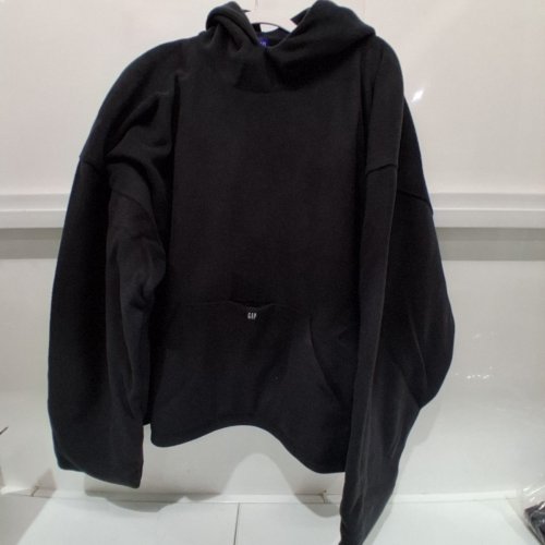 GAP X YEEZY POLAR FLEEcE HOODIE - EXTRA SMALL - BLACK image 3