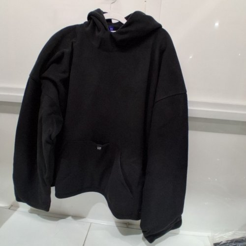 GAP X YEEZY POLAR FLEEcE HOODIE - EXTRA SMALL - BLACK image 5
