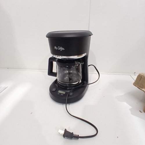 MR. COFFEE PROGRAMMABLE DRIP MINI BREW COFFEE MAKER - 5 CUPS - BLACK (MODEL: BVMC-PC05BL2-033-001) image 3