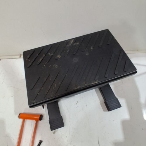 VEVOR DIRT BIKE LIFT MOTORCYCLE JACK LIFT STAND 440 LBS CAPACITY AND HYDRAULIC OPERATION -ORANGE /BLACK (MODEL:TD-059) image 3