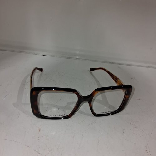 DANSHARI KIYO EYE GLASSES FRAMES WITH DEMO LENSES - 54▢18-140 - BROWN TORTOISESHELL (MODEL: DA07004AW5418) image 2