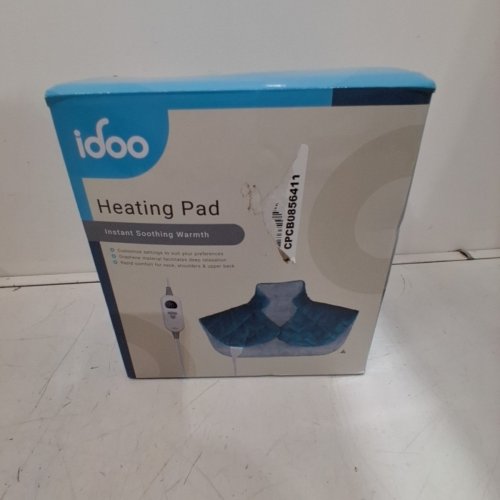 IDOO ELECTRIC NECK & SHOULDER HEATING PAD - 19" X 24" - BLUE (MODEL: I-HAP07) image 4