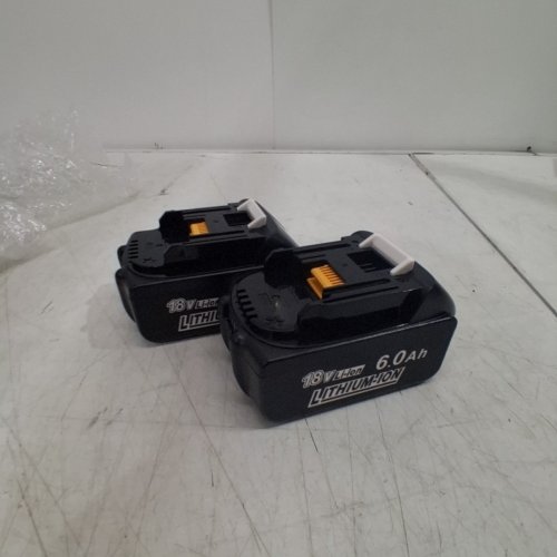 2PK LITHIUM-ION BATTERY REPLACEMENT - 18V - 6AH -BLACK (MODEL: BL1860B) image 4