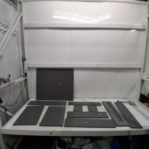 SHINTENCHI BATHROOM WALL CABINET WITH DOORS - 61" X 55" - GREY (MODEL: SHX2225) image 3