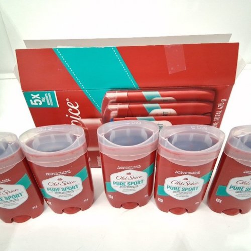 5PK MENS OLD SPICE SWAGGER DEODORANT - SCENT OF PURE SPORT - 85G/EACH image 2