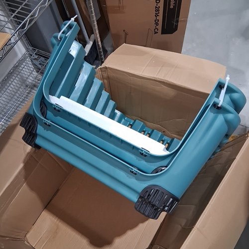 MAMMOTH PET PRODUCTS GUARDIAN SHOCK-RESISTANT DURABLE DOG KENNEL - 24" X 36.4" X 26.4" - BLUE image 2