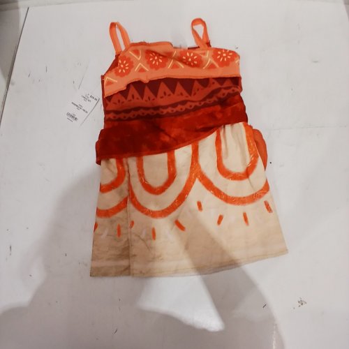 TODDLER DISGUISE MOANA 2 SIMEA COSTUME - 3T-4T- ORANGE (STYLE: 171089S) image 2
