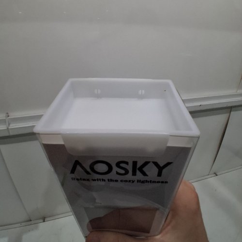 AOSKY CORDLESS ROLLER SHADES BLACKOUT BLINDS FOR WINDOWS UV PROTECTION WINDOW SHADES - 29" W X 72"- IVORY/WHITE image 3
