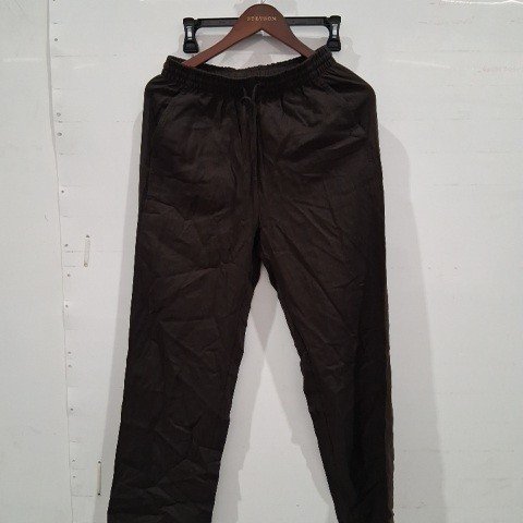 WOMEN'S BANANA REPUBLIC LINEN PANTS - EXTRA SMALL - BROWN (STYLE: 1975399) image 2