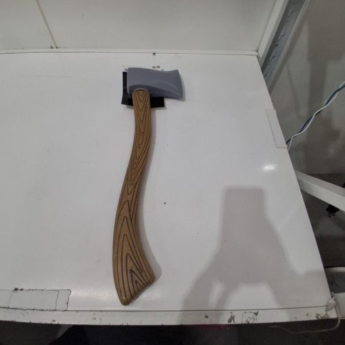 WAY TO CELEBRATE HALLOWEEN TOY AXE - GRAY AND BROWN image 2