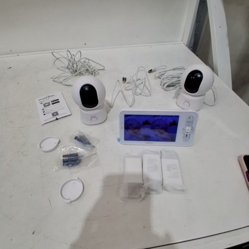 ARENTI AINANNY B2 VIDEO BABY MONITOR 2MP CAMERA KIT WITH 2-WAY TALK, 360° VIEW, NIGHT VISION, & 5" MONITOR SCREEN - WORKS OVER 2.4G WI-FI ONLY - WHITE (MODEL: MS241205007) image 3