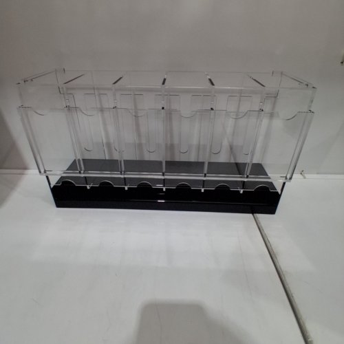 DINAVIO CRAFTHOUSE 6-SLOT BOOSTER PACK DISPENSER WITH BLACK BASE - FITS 240 BOOSTER PACKS FOR DISPENSING - (MODEL: DC954) image 2