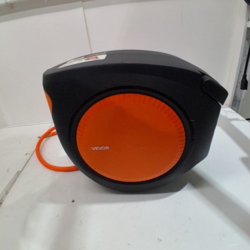 VEVOR RETRACTABLE AIR HOSE REEL -80FT - ORANGE/BLACK image 3