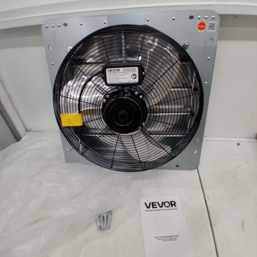 SHUTTER EXHAUST FAN UP TO 2000CFM - 157W - 20" - SILVER (MODEL: AMX-FAG20) image 2