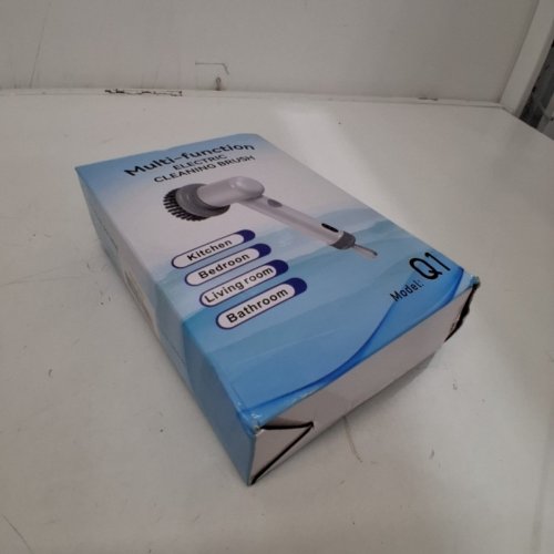 MULTI-FUNCTION RECHARGEABLE CORDLESS ELECTRIC CLEANING BRUSH - WHITE/GREY (MODEL: Q1) image 2