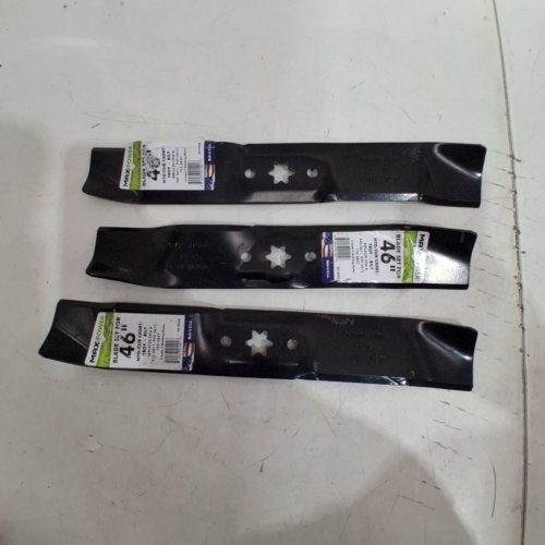 3PK MAXPOWER MULCHING MOWER BLADE SET - 46" (MODEL: 561540B) image 2