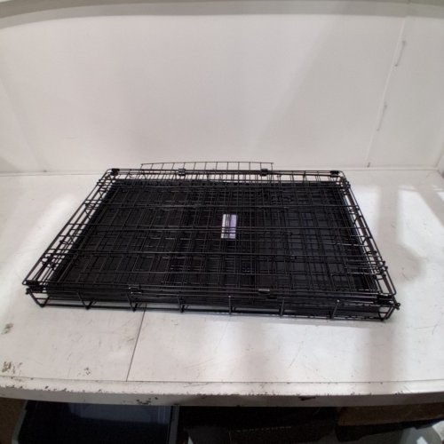 MIDWEST HOMES FOR PETS ONE DOOR FOLDING DOG CRATE - MEDIUM (30.6" X 19.3" X 21.4") - BLACK image 2