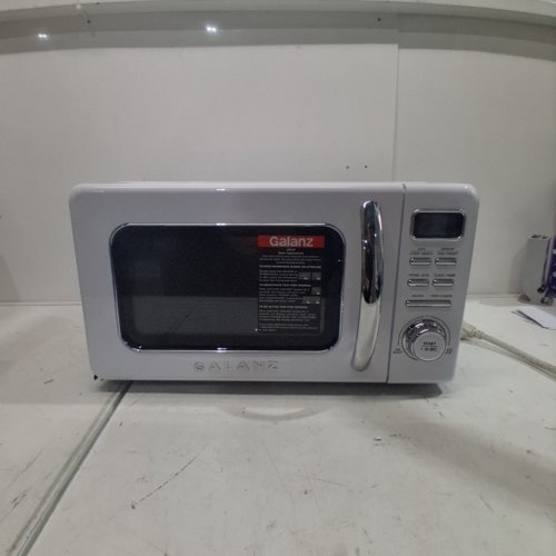 GALANZ RETRO STYLE DIGITAL MICROWAVE OVEN - 700W -0.7 CU. FT - WHITE (MODEL: GLCMKZ07WER07) image 7