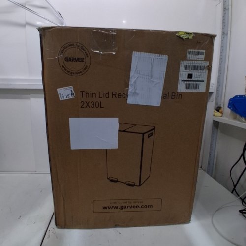 GARVEE DOUBLE-STEP PEDAL BIN WITH TWO CONTAINERS 30L EACH (60L TOTAL) - STAINLESS STEEL (MODEL: PHK_33UVUTRT) image 5