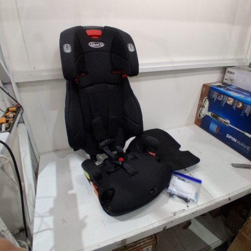 GRACO TRANZITIONS 3-IN-1 HARNESS/HIGHBACK/BACKLESS BOOSTER CAR SEAT - 100LBS MAX/CAP - PROOF/BLACK (MODEL: 2035724) image 3