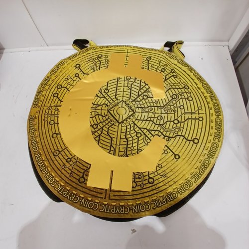 ADULT UNISEX DISGUISE CRYPTO CURRENCY COSTUME - OSFM - GOLD image 2