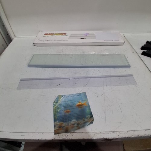 GLASS CANOPY FOR AQUARIUMS - FITS MOST 24" TANKS - 23.07" X 11.69" X 0.16" - CLEAR GLASS image 3