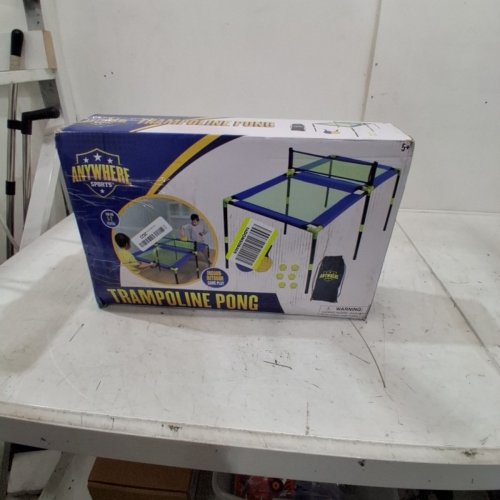 ANYWHERE SPORTS TRAMPOLINE PING PONG GAME SET - BLUE/YELLOW - (MODEL: TAB657) image 4