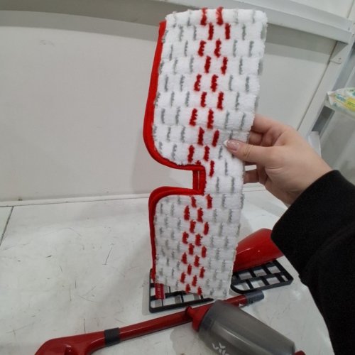 VILEDA PROMIST MICROFIBRE MAX SPRAY MOP - MOP ONLY - RED/WHITE image 4