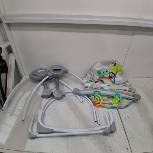 BRIGHT STARTS PLAYFUL PARADISE AUTOMATIC BABY SWING WITH MUSIC - MULTI COLOR (MODEL: 13069-MEES / 01185) image 3