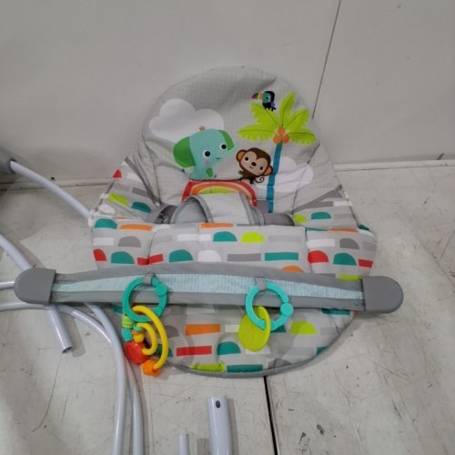 BRIGHT STARTS PLAYFUL PARADISE AUTOMATIC BABY SWING WITH MUSIC - MULTI COLOR (MODEL: 13069-MEES / 01185) image 6