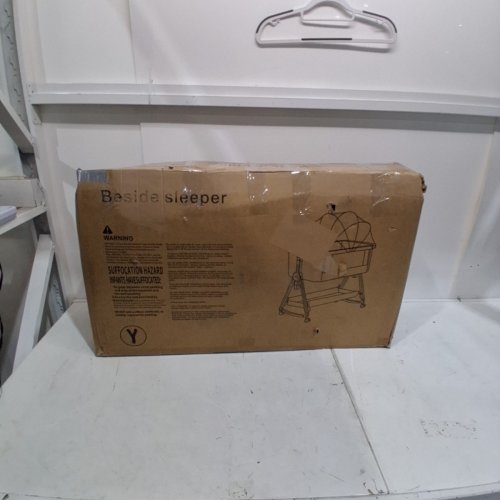 3-IN-1 BABY BASSINET WITH WHEELS AND SOFT MATTRESS - 22" X 36" X 33" - GREY (MODEL: JJ001) image 4
