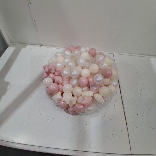 200PC TRENDPLAY BALL PIT BALLS - PINK/WHITE/CLEAR image 2